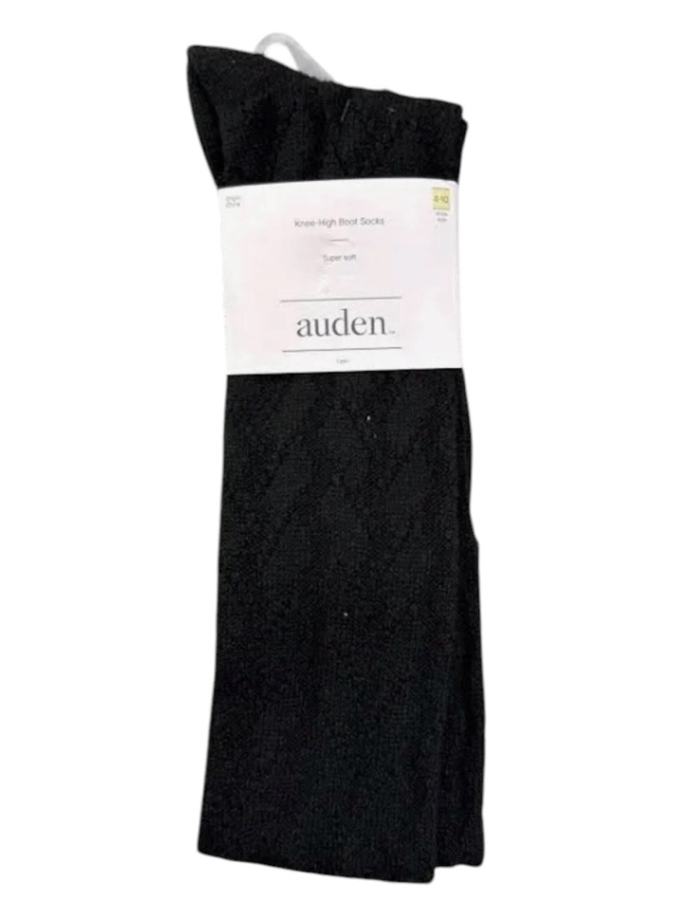 Auden over the knee boot socks black